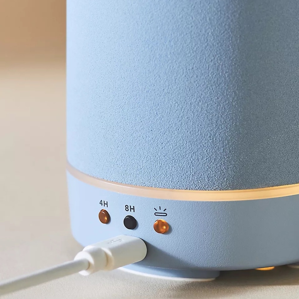 Vitruvi stone Anthropologie essential oil DIFFUSER ceramic Sky - Picture 2 of 2